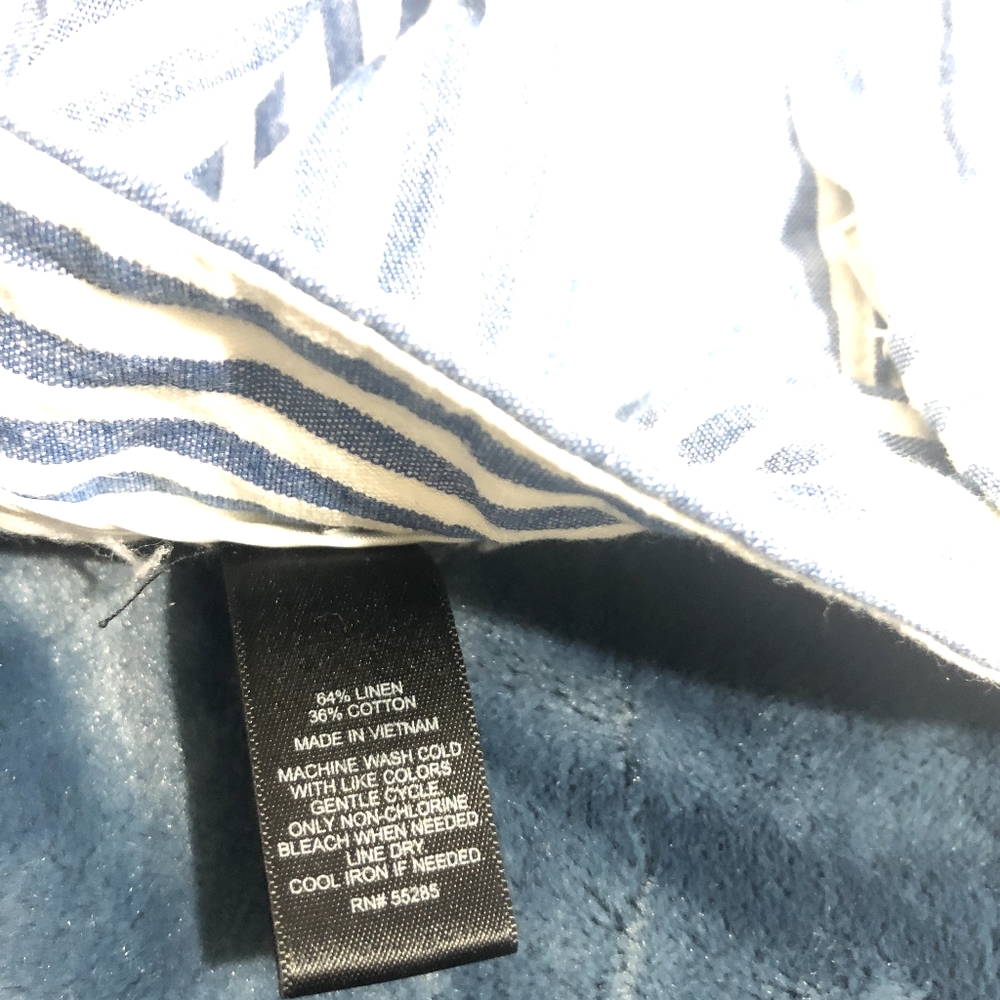Exress Linen Striped Shorts - Picture 5 of 5